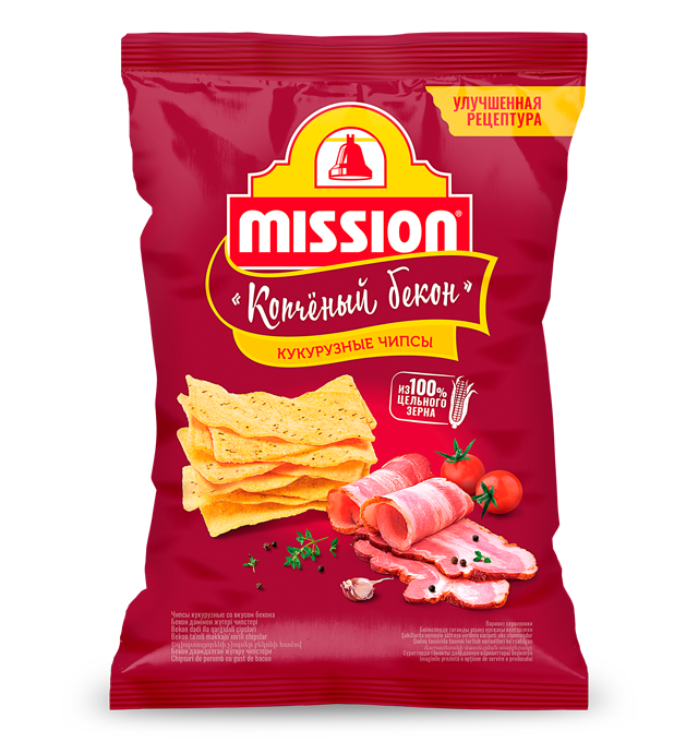 Chips Mission Копченый Бекон 150 Г Face (Tiny)