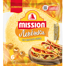 Пшеничные лепёшки MISSION со вкусом Сыра