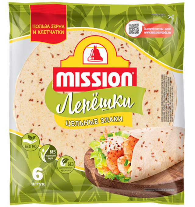 Mission Tortillas With Grain 250 3D