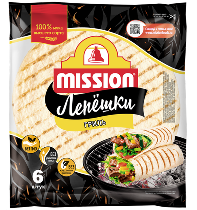 Mission Tortillas Grill 250 3D